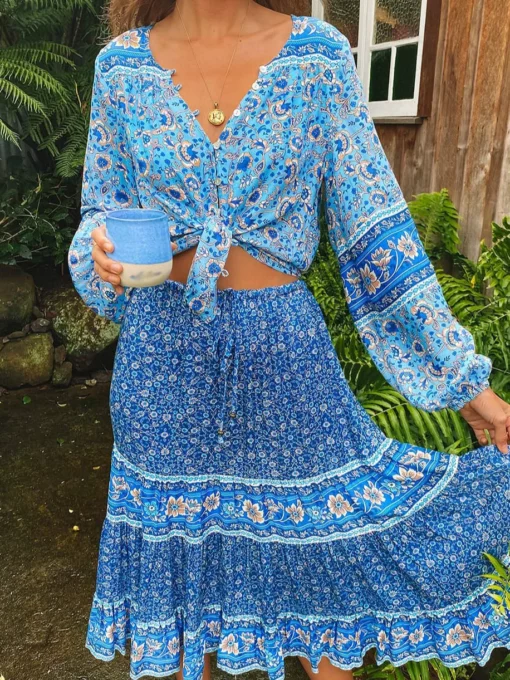 Evora boho blouse