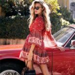 Boho Kleid Bunt  2