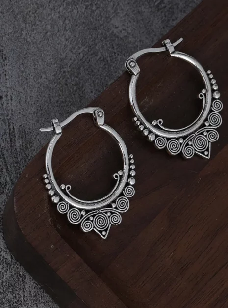 Boho Ohrringe Silber 2
