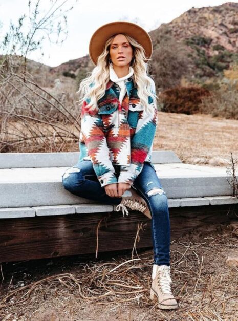 boho mantel aztec orange 1 boho mantel aztec orange 1