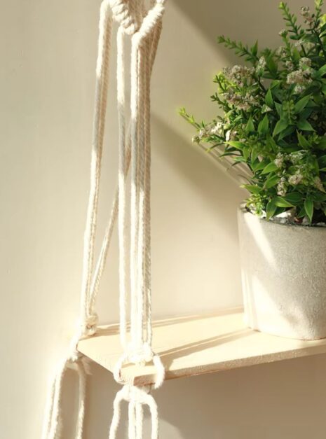 etagere murale macrame 3