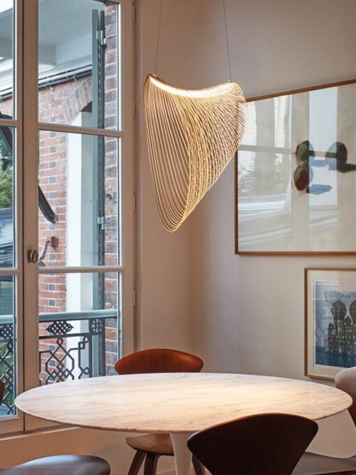 Elegant designer wooden pendant