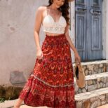 Red Skirt A1