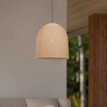 suspension cloche rotin 3